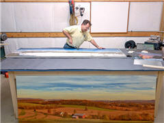 canvas rolling